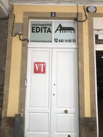 Apartamento Edita Lugo Bagian luar foto